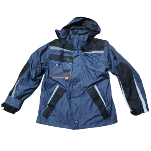 Men’s Geometric Blue Active Outdoor Jacket