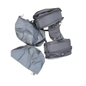 Adjustable Expandable Riding Collapsible Panniers | Waterproof Motorcycle Gear Storage